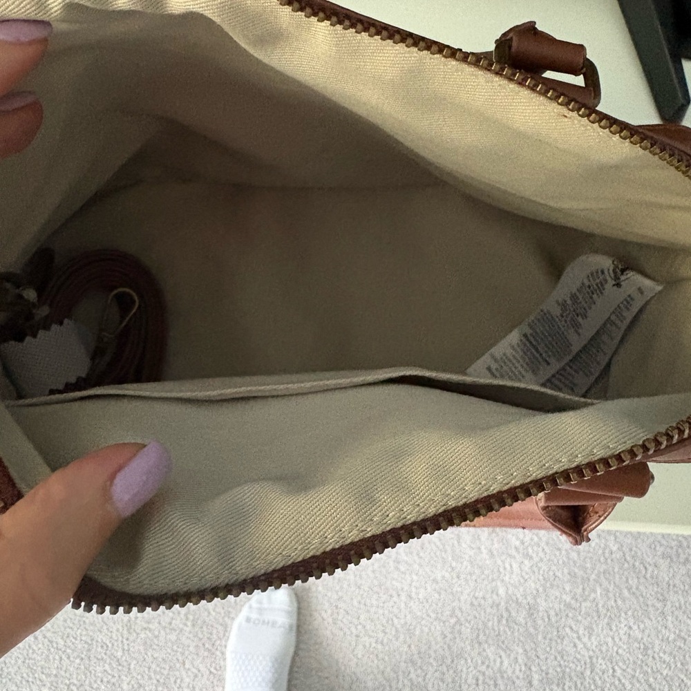 Disney Mickey Embroidered Satchel - Beige, Brown, Red, Yellow - Picture 3 of 4